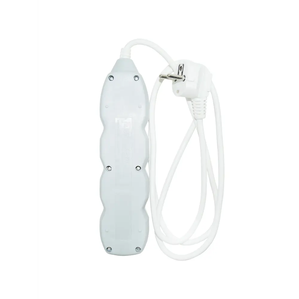 Фото 4 Удлинитель бытовой Jilion 9534152 3x1 5 м 4 розетки с заземлением 3500 Вт цвет белый Фото 4 Удлинитель бытовой Jilion 9534152 3x1 5 м 4 розетки с заземлением 3500 Вт цвет белый