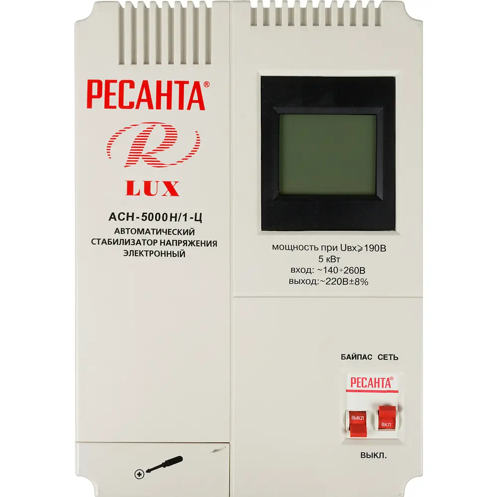 Фото 5 Стабилизатор напряжения Ресанта АСН-5000Н/1-Ц однофазный 5 ВА 140-260В Фото 5 Стабилизатор напряжения Ресанта АСН-5000Н/1-Ц однофазный 5 ВА 140-260В