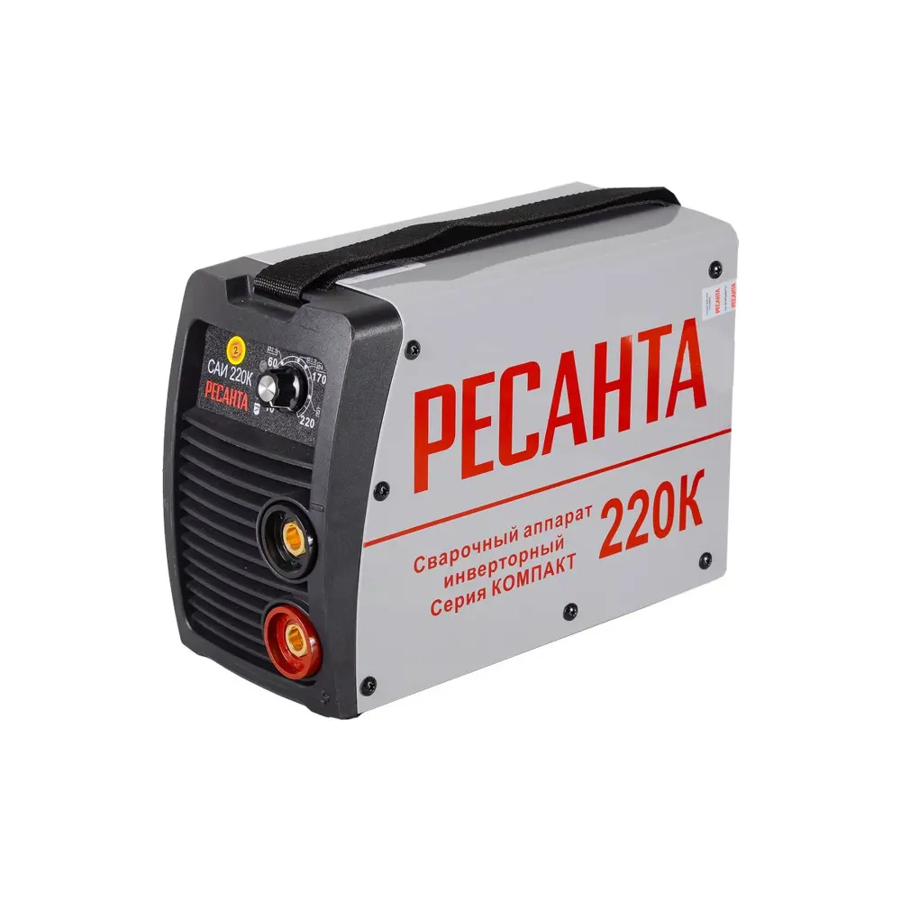 Фото Сварочный аппарат инверторный Ресанта САИ-220К, 220 А, до 5 мм Фото Сварочный аппарат инверторный Ресанта САИ-220К, 220 А, до 5 мм