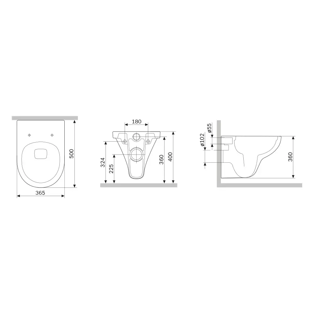 Фото 9 Инсталляция с подвесным унитазом Am.pm Gem IS450A38.901700 безободковый с сиденьем микролифт, клавишей Touchless Pro черное стекло Фото 9 Инсталляция с подвесным унитазом Am.pm Gem IS450A38.901700 безободковый с сиденьем микролифт, клавишей Touchless Pro черное стекло