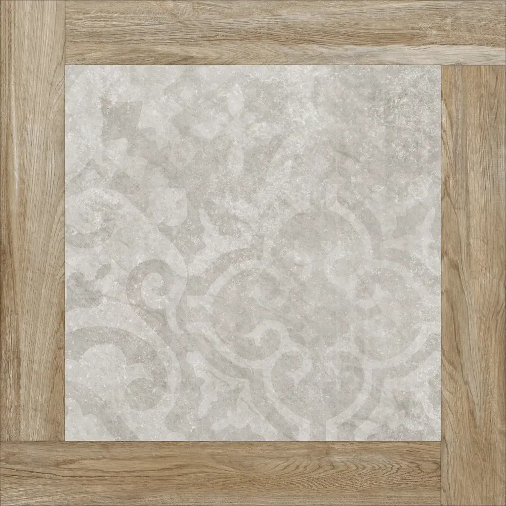 Фото 2 Плитка Alma ceramica GFU04RIC74R 60x60см 1.8 м² цвет серый, цена за упаковку Фото 2 Плитка Alma ceramica GFU04RIC74R 60x60см 1.8 м² цвет серый, цена за упаковку