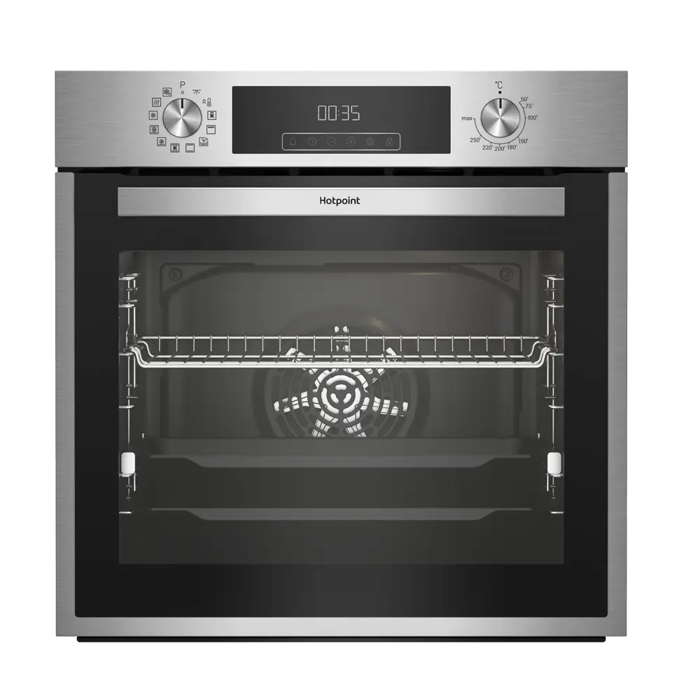 Фото Встраиваемый духовой шкаф Hotpoint HFE9 1231 JSH IX 60x60x57 см цвет черный Фото Встраиваемый духовой шкаф Hotpoint HFE9 1231 JSH IX 60x60x57 см цвет черный