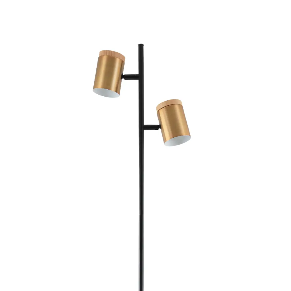 Фото 3 Торшер Asconnect AS3380-2Brass-Black цвет черный Фото 3 Торшер Asconnect AS3380-2Brass-Black цвет черный