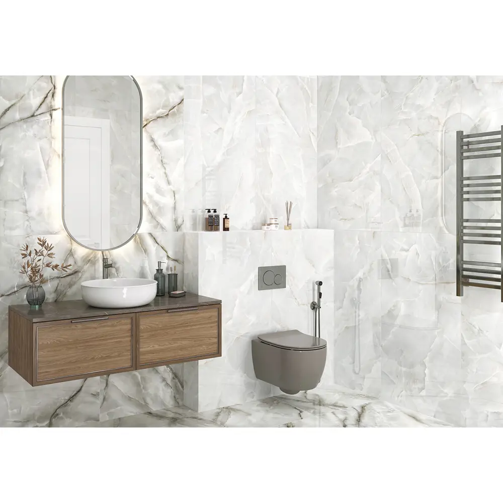 Фото Керамогранит Lcm Talisman onyx gris 60120TLN02P 60x120см 1.44 м² цвет серый, серебристый, цена за упаковку Фото Керамогранит Lcm Talisman onyx gris 60120TLN02P 60x120см 1.44 м² цвет серый, серебристый, цена за упаковку