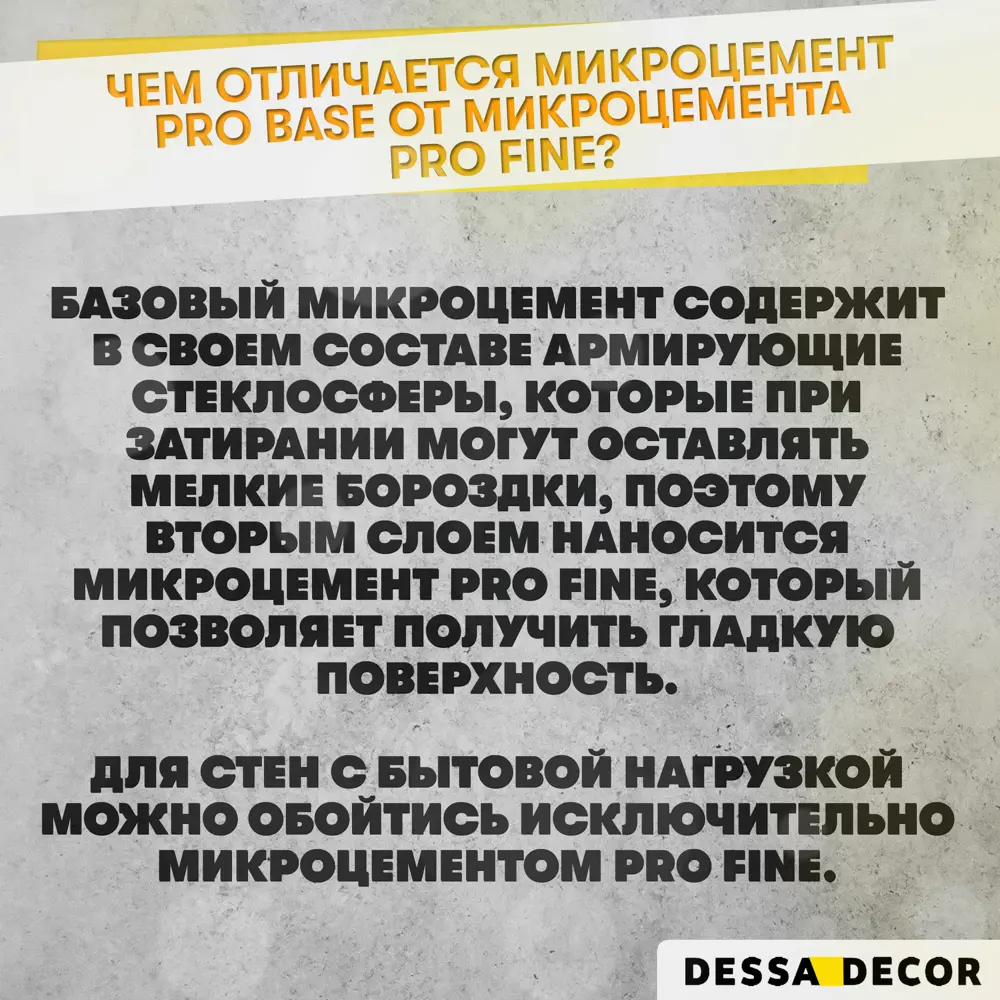 Фото 4 Декоративное покрытие Pronto Микроцемент PRO Fine двухкомпонентное натуральный бетон 10 кг Фото 4 Декоративное покрытие Pronto Микроцемент PRO Fine двухкомпонентное натуральный бетон 10 кг