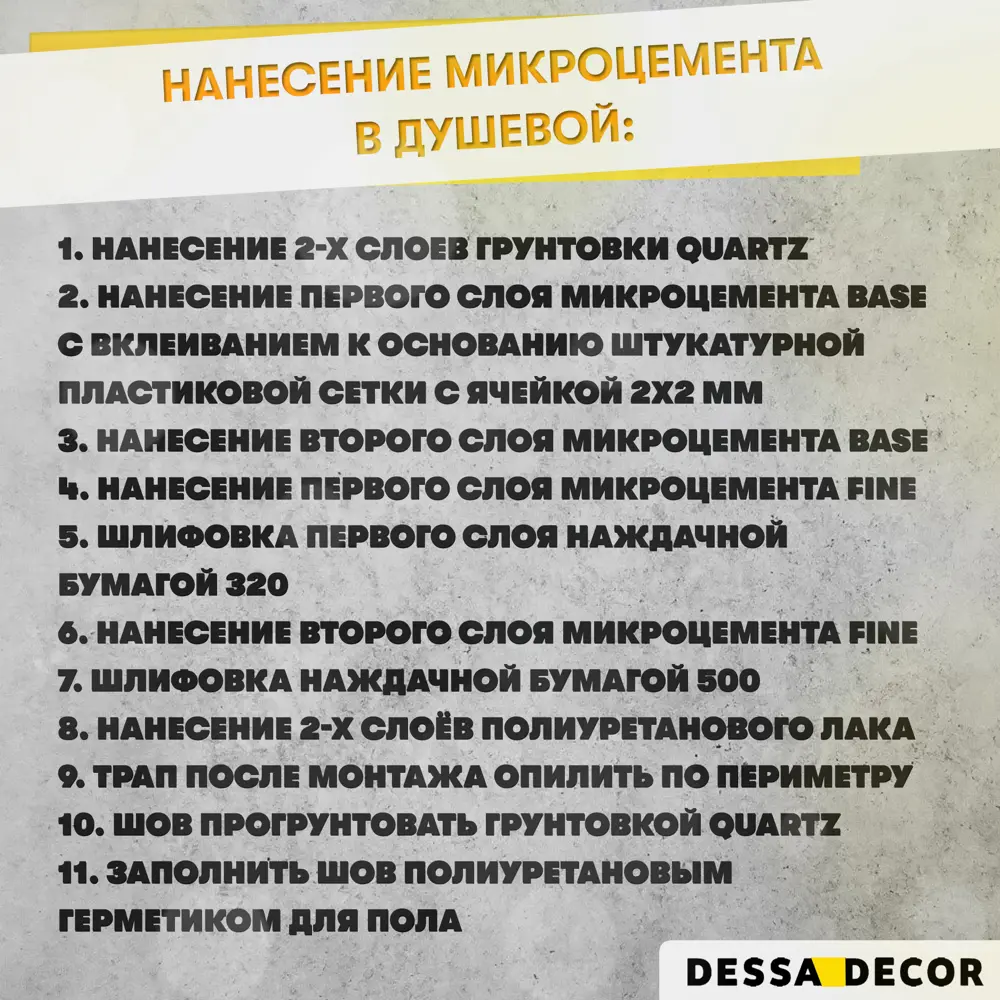 Фото 6 Декоративная штукатурка PRONTO Микроцемент FINE 705582 для создания поверхности полированного бетона для пола и стен 10 кг Фото 6 Декоративная штукатурка PRONTO Микроцемент FINE 705582 для создания поверхности полированного бетона для пола и стен 10 кг