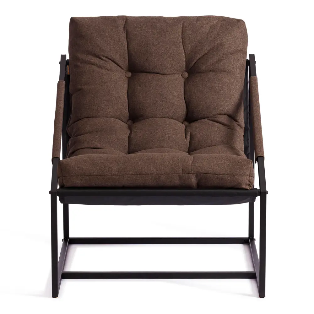 Фото 2 Кресло TetChair Charli 24901 без подлокотника 70x70x84 см рогожка коричневый Фото 2 Кресло TetChair Charli 24901 без подлокотника 70x70x84 см рогожка коричневый