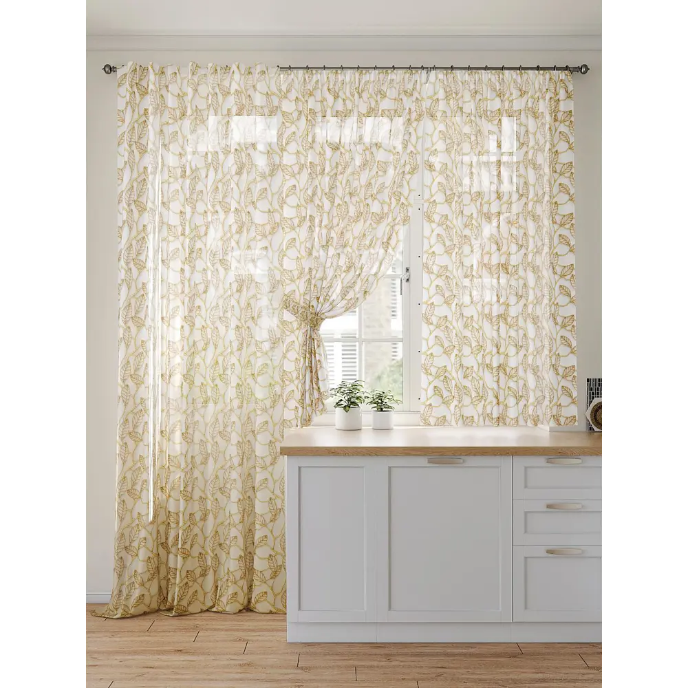 Фото 4 Тюль на ленте At Home Мерикронт AT567038 150x250 см вуаль цвет белый Фото 4 Тюль на ленте At Home Мерикронт AT567038 150x250 см вуаль цвет белый