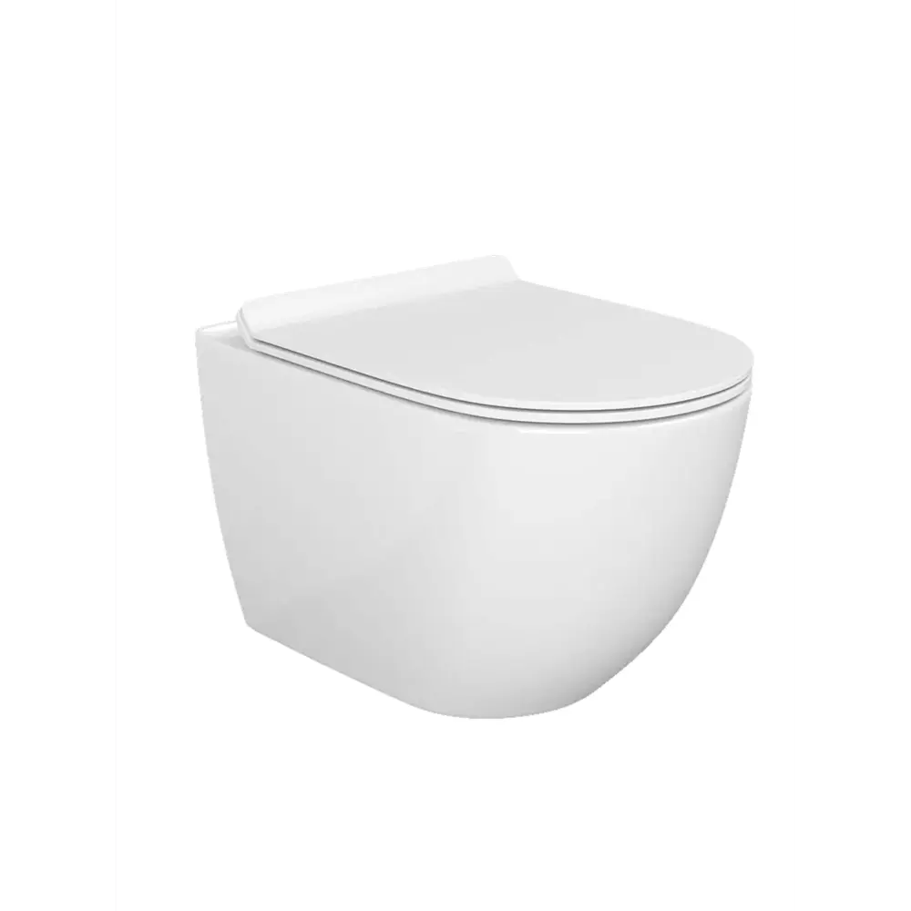 Фото 3 Комплект Bauedge 6 в 1: инсталляция Pro унитаз подвесной безободковый торнадо 50x36 Hurricane кнопка Stil цвет черная матовая