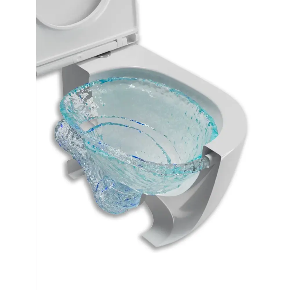 Фото 6 Комплект Bauedge 6 в 1: инсталляция Pro унитаз подвесной безободковый торнадо 50x36 Hurricane кнопка Stil цвет черная матовая