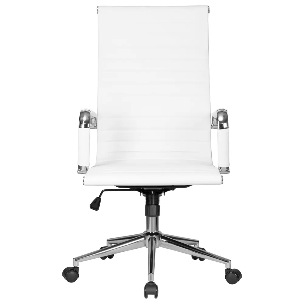 Фото 6 Офисное кресло 2 шт Dobrin CLARK SIMPLE LMR-101B 68x115x68 см искусственная кожа цвет белый Фото 6 Офисное кресло 2 шт Dobrin CLARK SIMPLE LMR-101B 68x115x68 см искусственная кожа цвет белый