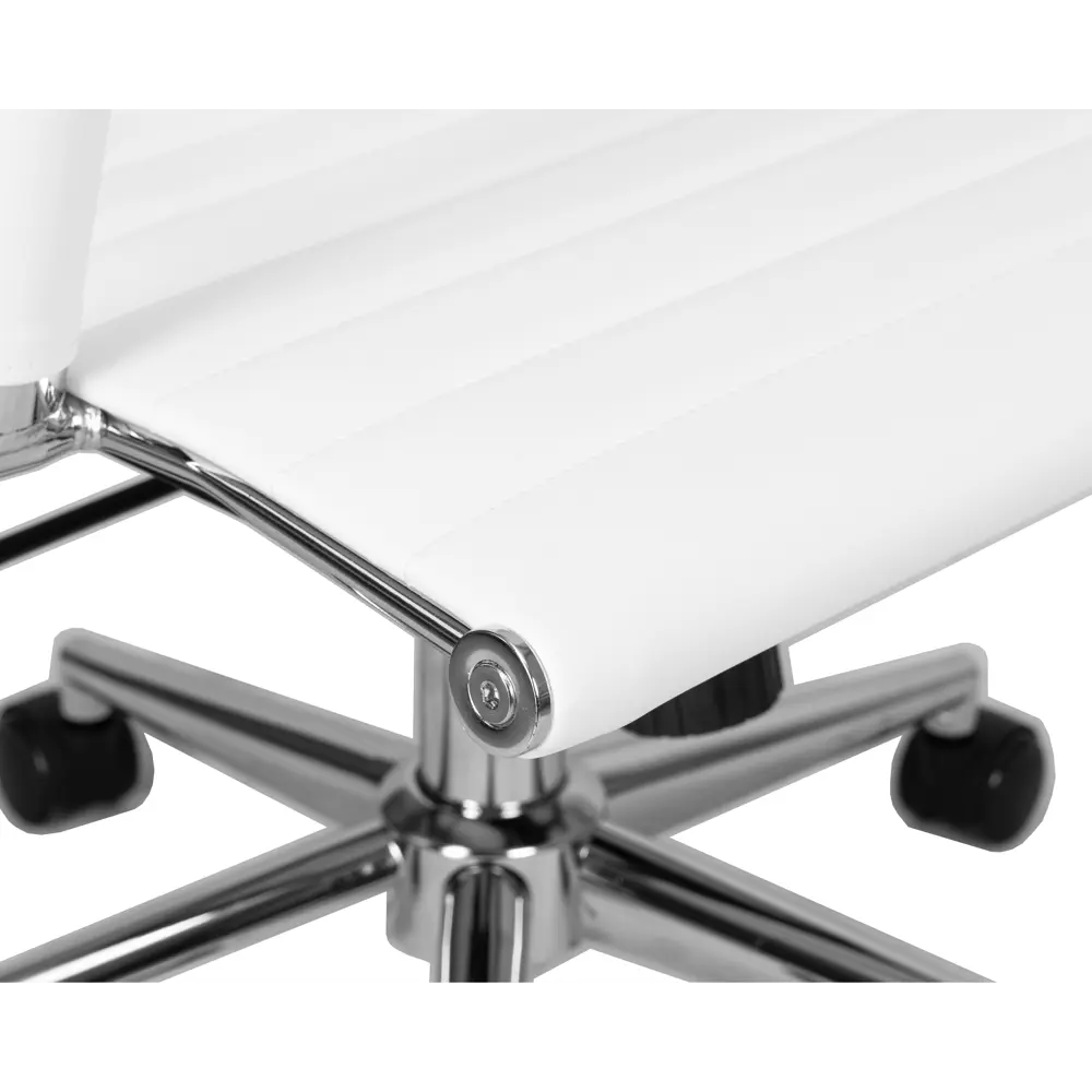 Фото 7 Офисное кресло 2 шт Dobrin CLARK SIMPLE LMR-101B 68x115x68 см искусственная кожа цвет белый Фото 7 Офисное кресло 2 шт Dobrin CLARK SIMPLE LMR-101B 68x115x68 см искусственная кожа цвет белый
