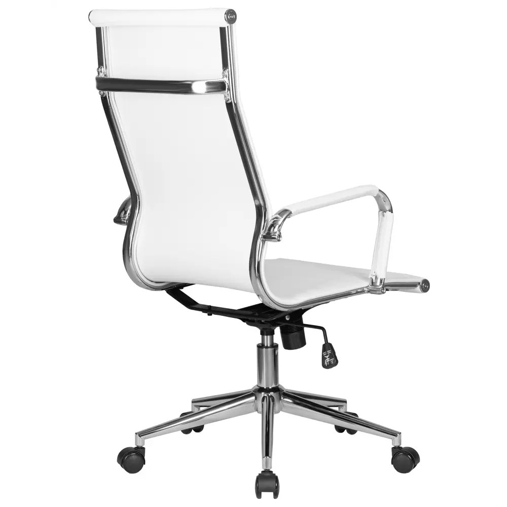 Фото 4 Офисное кресло для руководителей Dobrin CLARK SIMPLE LMR-101B 68x115x68 см искусственная кожа цвет белый Фото 4 Офисное кресло для руководителей Dobrin CLARK SIMPLE LMR-101B 68x115x68 см искусственная кожа цвет белый