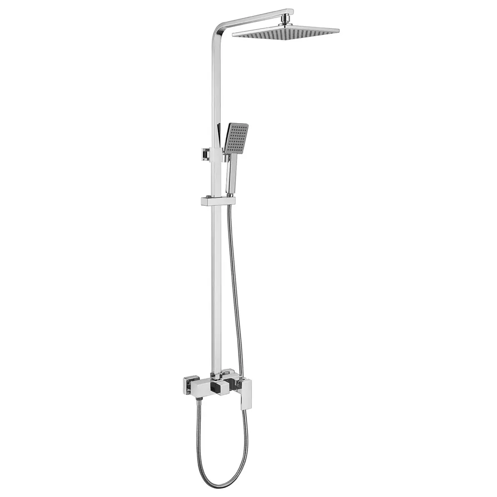 Фото Душевая стойка Abber AF8220L 1 режимная цвет хром Фото Душевая стойка Abber AF8220L 1 режимная цвет хром