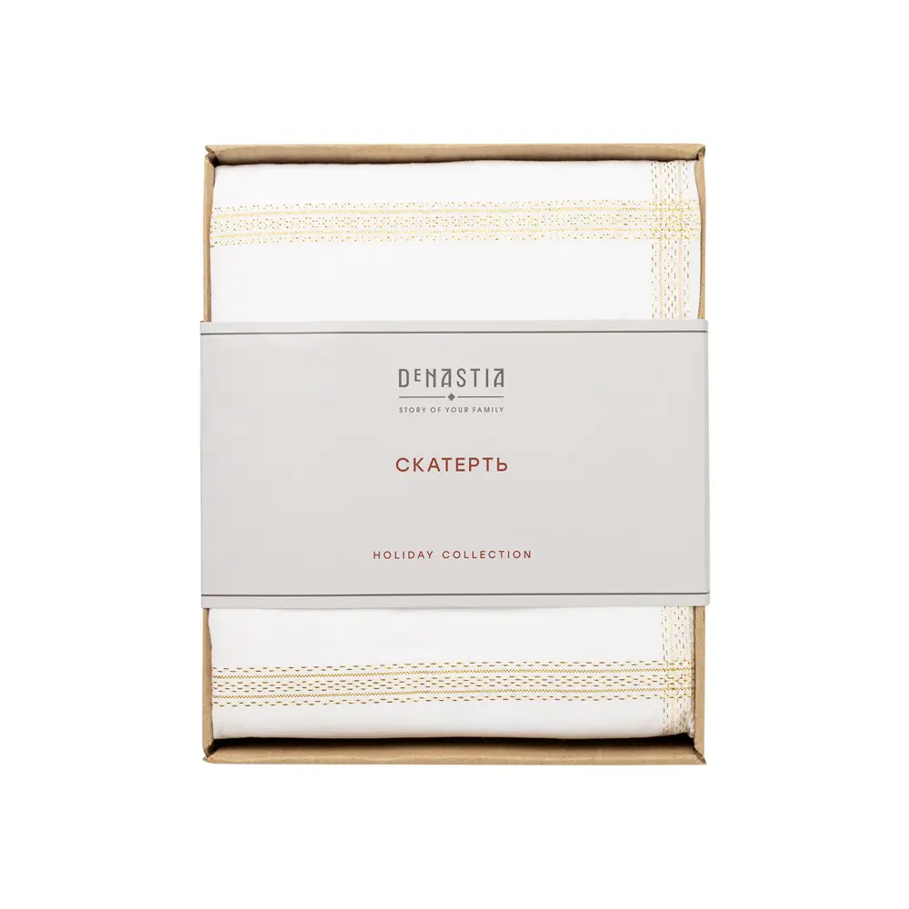 Фото 7 Скатерть Denastia New Era Collection E020266 прямоугольная 140x180 см цвет белый Фото 7 Скатерть Denastia New Era Collection E020266 прямоугольная 140x180 см цвет белый