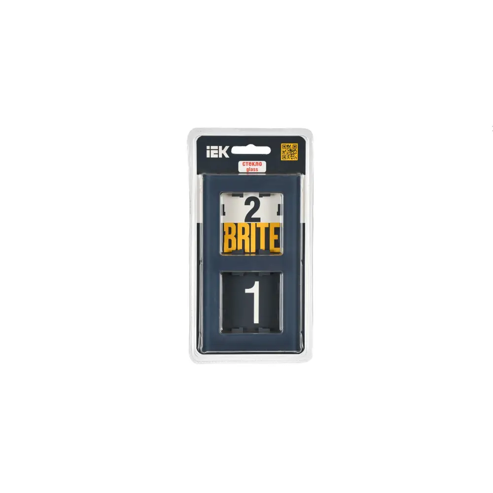 Фото 2 Рамка для розеток и выключателей Iek Brite 2 поста цвет маренго Фото 2 Рамка для розеток и выключателей Iek Brite 2 поста цвет маренго