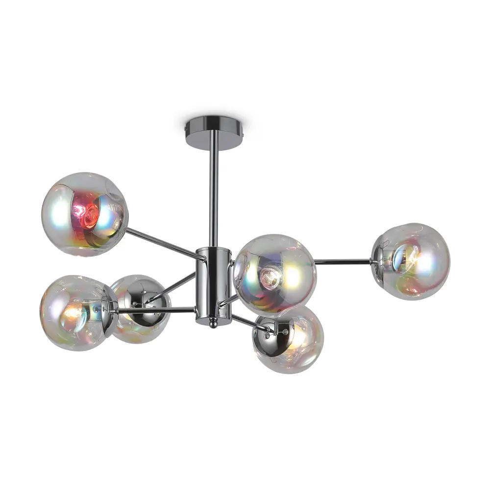 Фото Люстра на штанге Freya Hubble Fr5223pl-06ch 6 ламп 24 м² цвет хром Фото Люстра на штанге Freya Hubble Fr5223pl-06ch 6 ламп 24 м² цвет хром