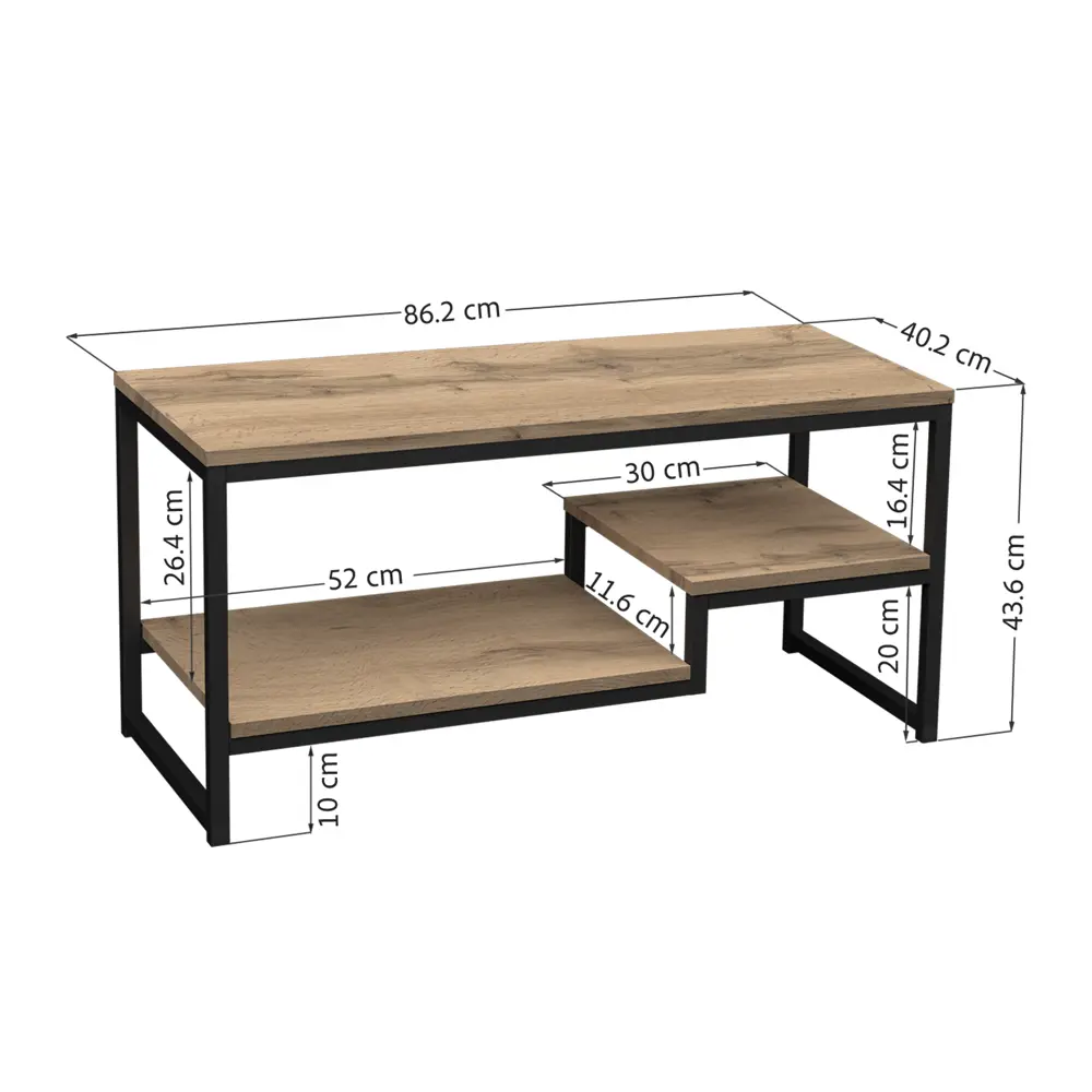 Фото 4 Стол прямоугольный Grostat home Ego_vat 86.2x40.2x43.6 см коричневый Фото 4 Стол прямоугольный Grostat home Ego_vat 86.2x40.2x43.6 см коричневый