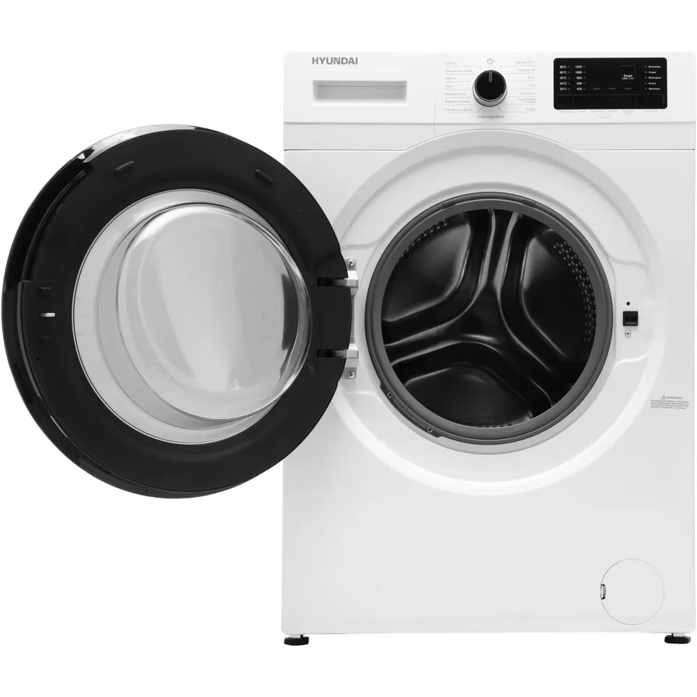 Фото 9 Стиральная машина Hyundai Wfe8201 60x87.5x54 см 8 кг цвет белый