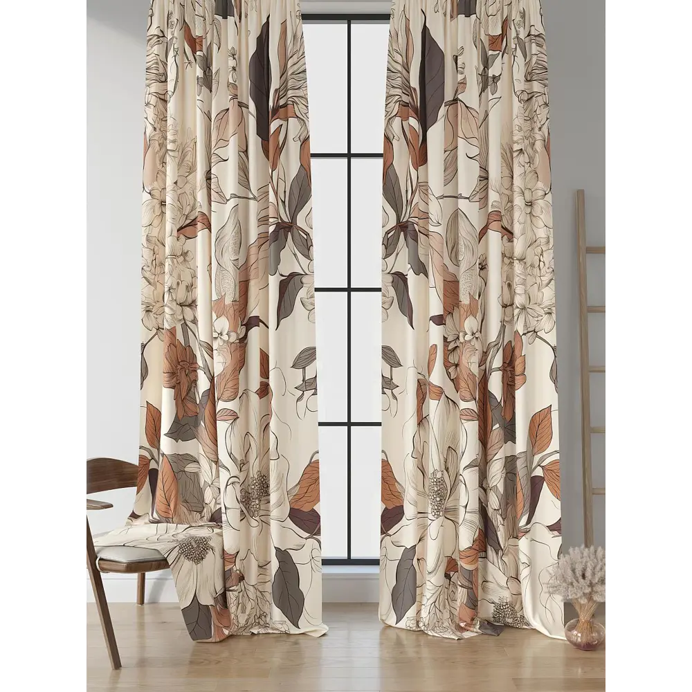 Фото 2 Комплект штор на шторной ленте Comfy Way Рифантор 150x250 см цвет бежевый Фото 2 Комплект штор на шторной ленте Comfy Way Рифантор 150x250 см цвет бежевый
