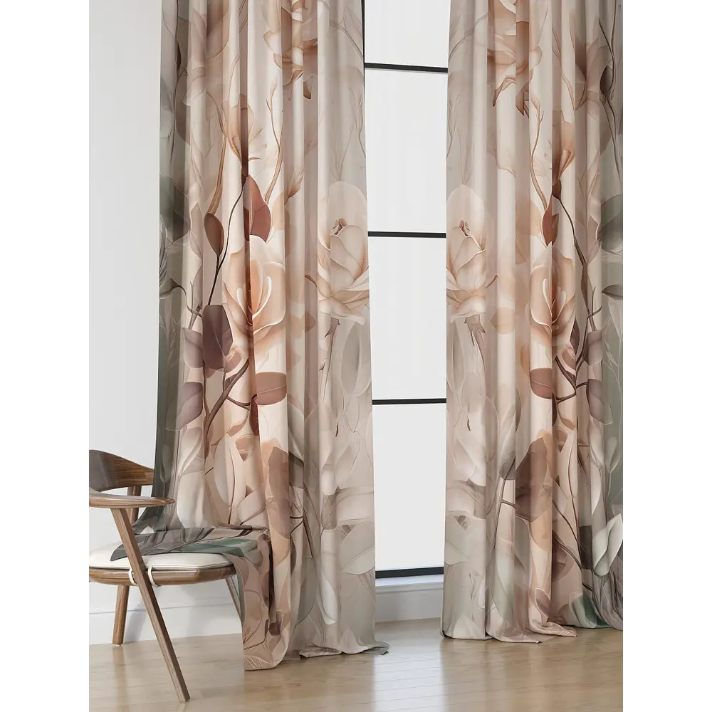 Фото 5 Комплект штор на шторной ленте Comfy Way Санвилат 150x250 см цвет бежевый Фото 5 Комплект штор на шторной ленте Comfy Way Санвилат 150x250 см цвет бежевый