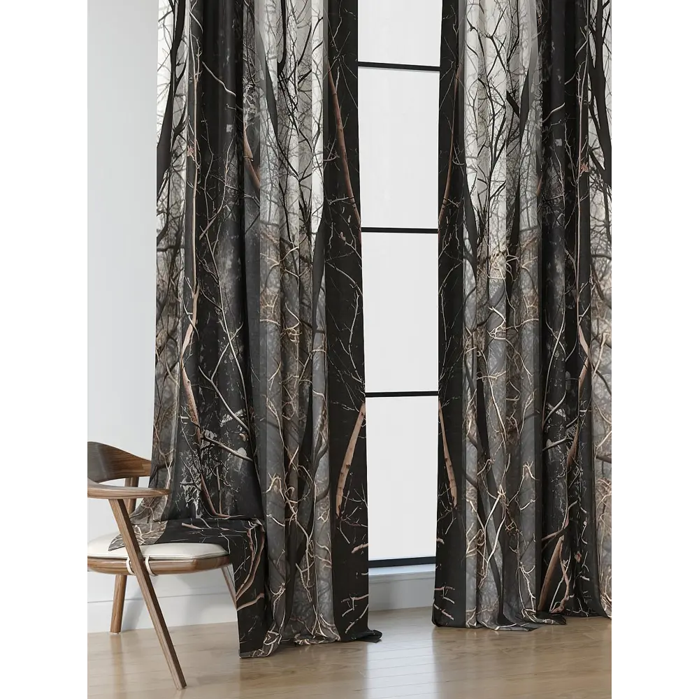 Фото 5 Комплект штор на шторной ленте Comfy Way Кранифорт 150x250 см цвет белый Фото 5 Комплект штор на шторной ленте Comfy Way Кранифорт 150x250 см цвет белый