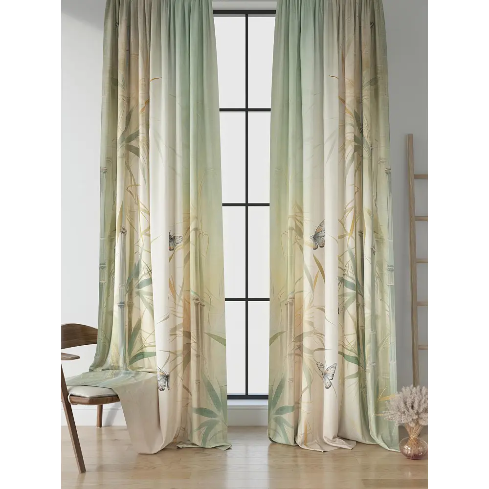 Фото 2 Комплект штор на шторной ленте Comfy Way Генивилс 150x250 см цвет бежевый Фото 2 Комплект штор на шторной ленте Comfy Way Генивилс 150x250 см цвет бежевый