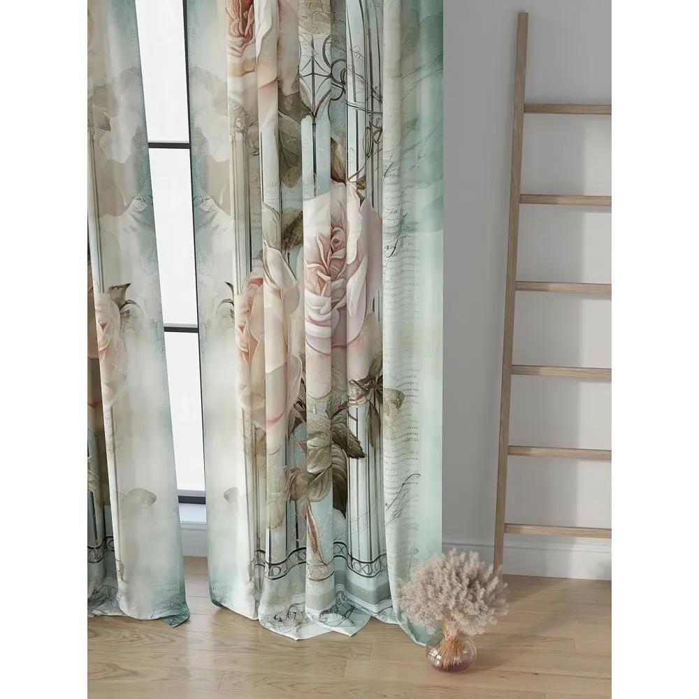 Фото 3 Комплект штор на шторной ленте Comfy Way Шонвилс 150x250 см цвет голубой Фото 3 Комплект штор на шторной ленте Comfy Way Шонвилс 150x250 см цвет голубой