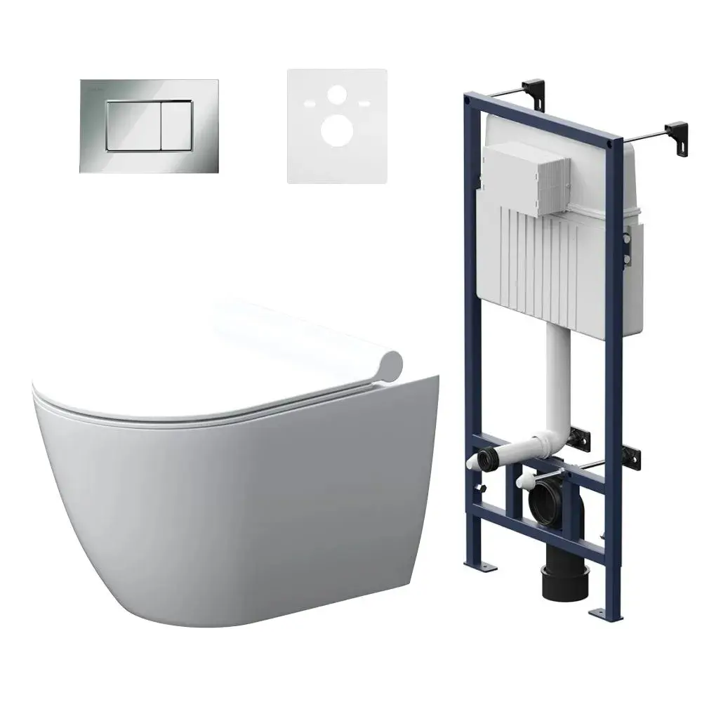 Фото Комплект инсталляция с унитазом Damixa DX36.IS40251.1700_7214 цвет белый Фото Комплект инсталляция с унитазом Damixa DX36.IS40251.1700_7214 цвет белый