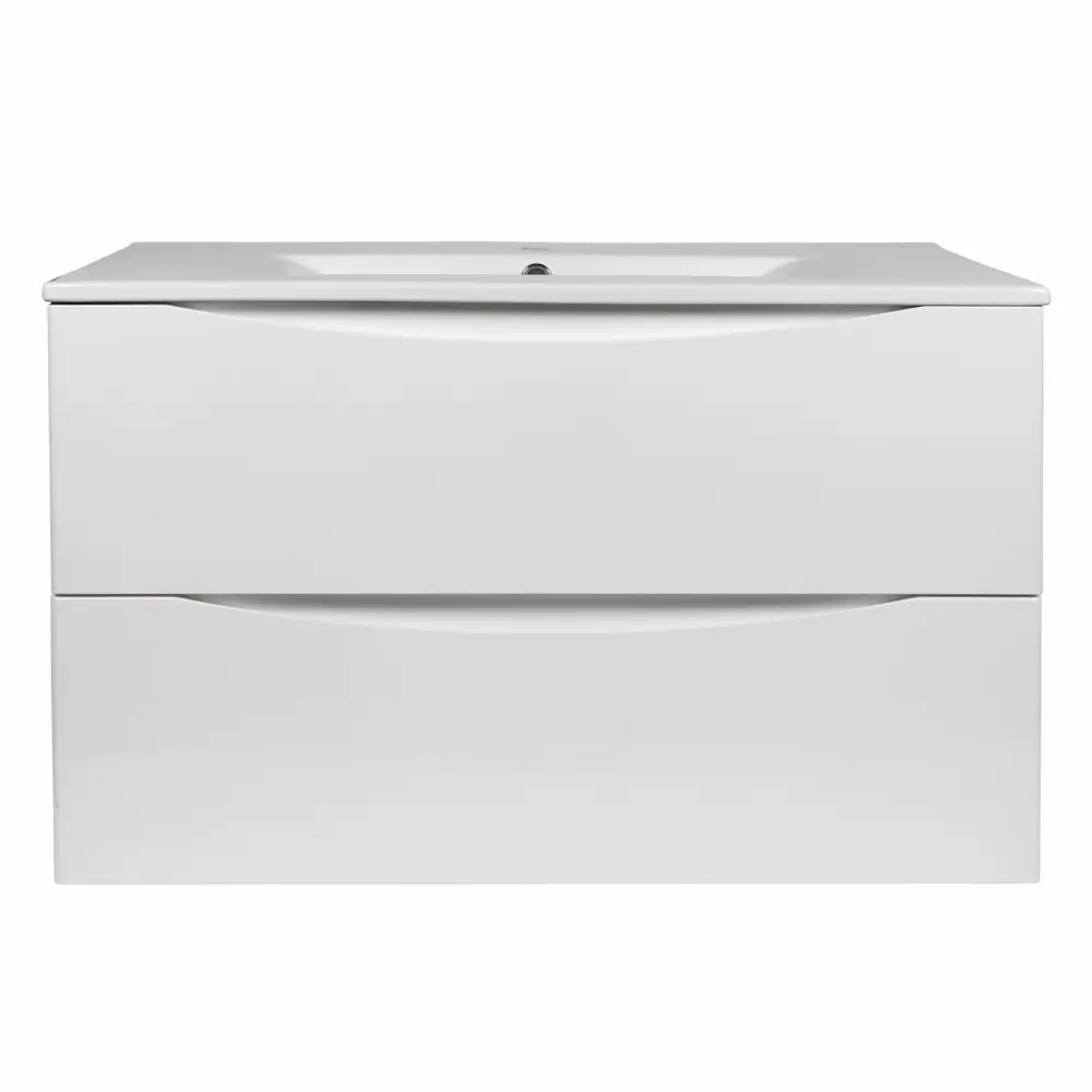 Фото 12 Тумба подвесная для ванны Bond Square TLM-01800-S05 81x46 белая глянцевая с белой раковиной 80 см Фото 12 Тумба подвесная для ванны Bond Square TLM-01800-S05 81x46 белая глянцевая с белой раковиной 80 см