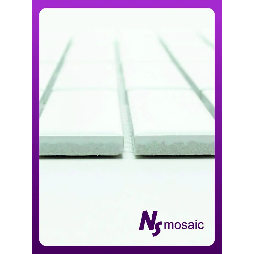 Фото 4 Декоративная мозаика Nsmosaic P-540 NS08PL0185nsk 30x30см цвет Белый Фото 4 Декоративная мозаика Nsmosaic P-540 NS08PL0185nsk 30x30см цвет Белый