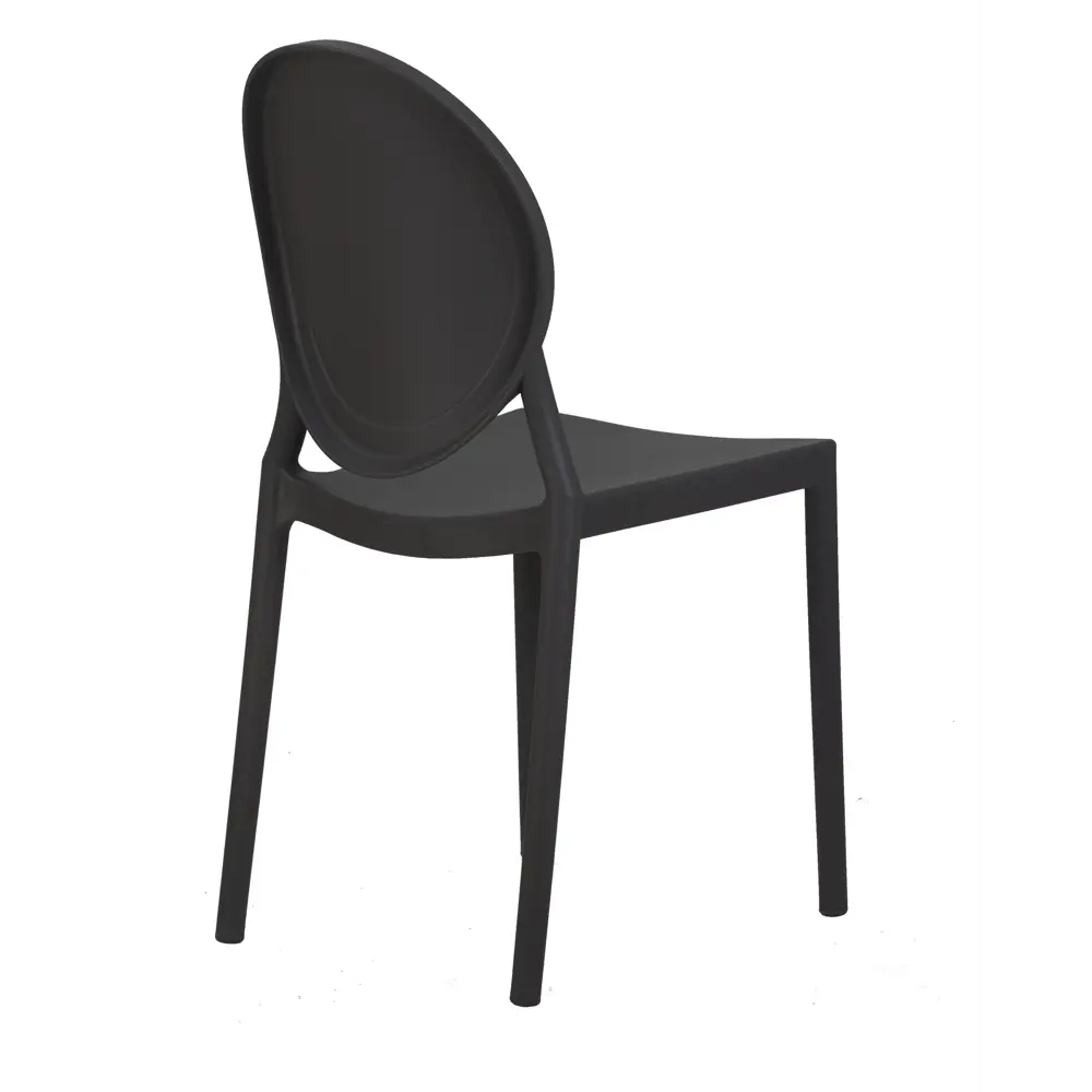 Фото 4 Кухонный стул Dobrin Albert lmzl-pp712 41x41x46 см пластик цвет черный