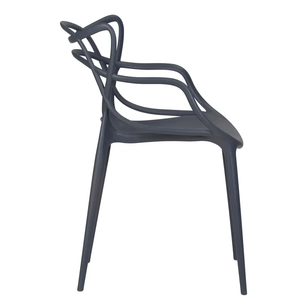 Фото 4 Комплект кухонных стульев 4 шт Dobrin Masters lmzl-pp601 50.5x50x56 см пластик цвет синий