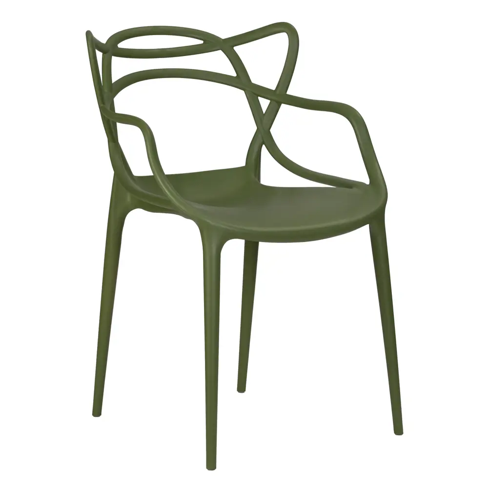 Фото 3 Кухонный стул Dobrin Masters 50.5x50x56 см полипропилен цвет зеленый хаки D04793 Фото 3 Кухонный стул Dobrin Masters 50.5x50x56 см полипропилен цвет зеленый хаки D04793