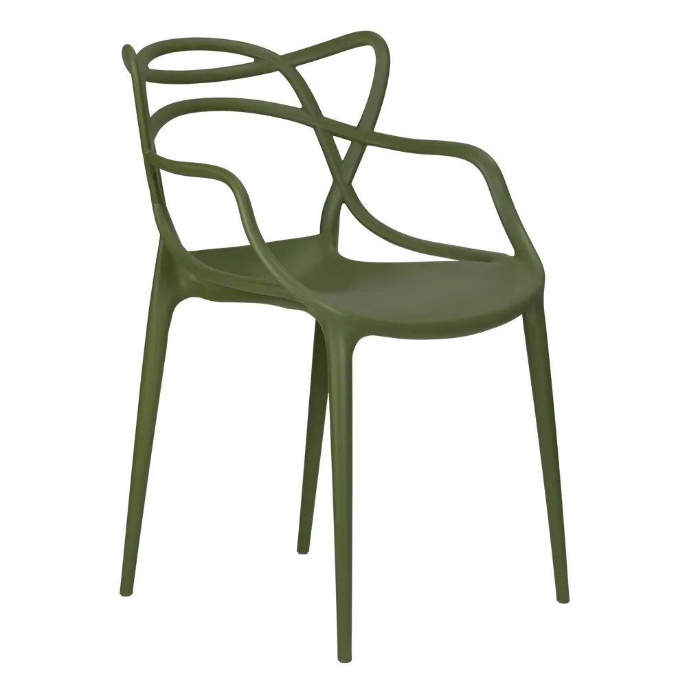 Фото 5 Кухонный стул Dobrin Masters 50.5x50x56 см полипропилен цвет зеленый хаки D04793 Фото 5 Кухонный стул Dobrin Masters 50.5x50x56 см полипропилен цвет зеленый хаки D04793