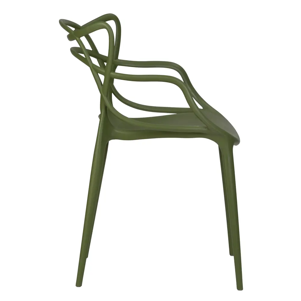 Фото 4 Кухонный стул Dobrin Masters 50.5x50x56 см полипропилен цвет зеленый хаки D04793 Фото 4 Кухонный стул Dobrin Masters 50.5x50x56 см полипропилен цвет зеленый хаки D04793