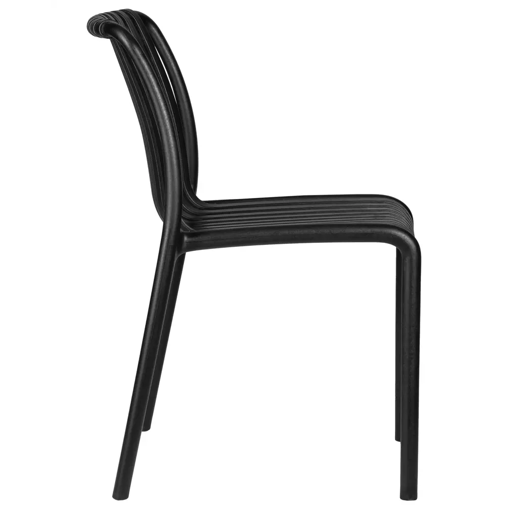 Фото 5 Кухонный стул Dobrin Walter LMZL-PP776 45.5x46x59.5 см полипропилен цвет черный Фото 5 Кухонный стул Dobrin Walter LMZL-PP776 45.5x46x59.5 см полипропилен цвет черный