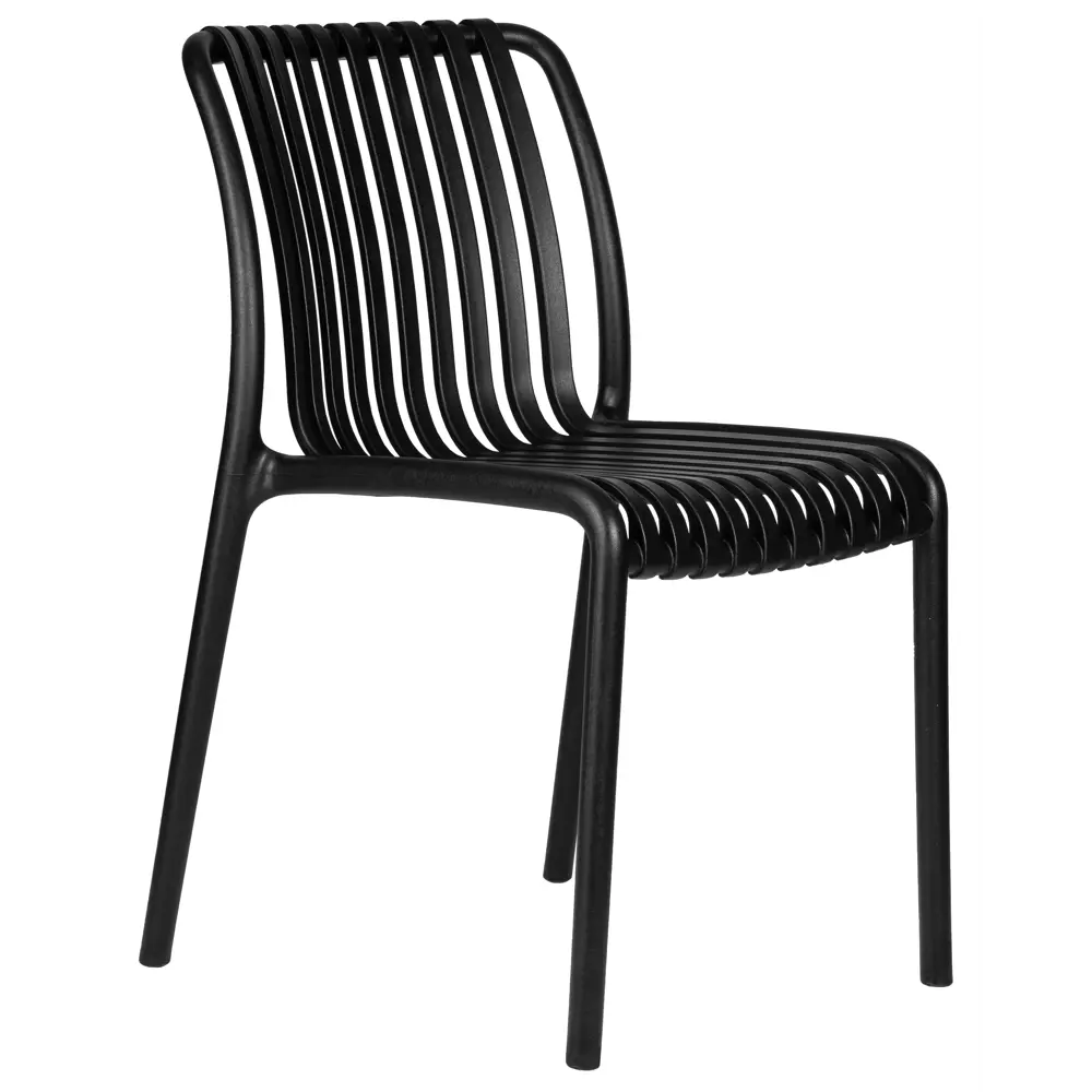 Фото 2 Кухонный стул Dobrin Walter LMZL-PP776 45.5x46x59.5 см полипропилен цвет черный Фото 2 Кухонный стул Dobrin Walter LMZL-PP776 45.5x46x59.5 см полипропилен цвет черный