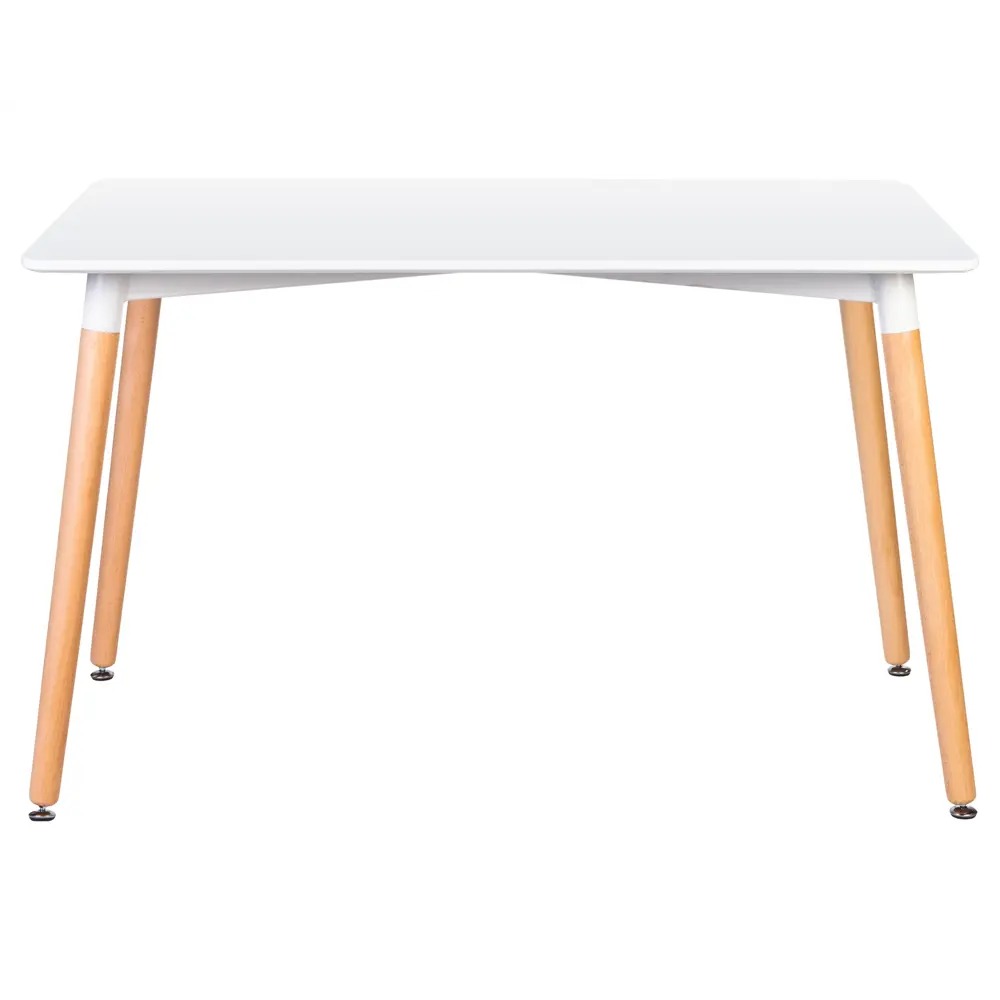 Фото 2 Стол кухонный Dobrin Serra Wide 120x80 см цвет белый ножки бежевые Фото 2 Стол кухонный Dobrin Serra Wide 120x80 см цвет белый ножки бежевые