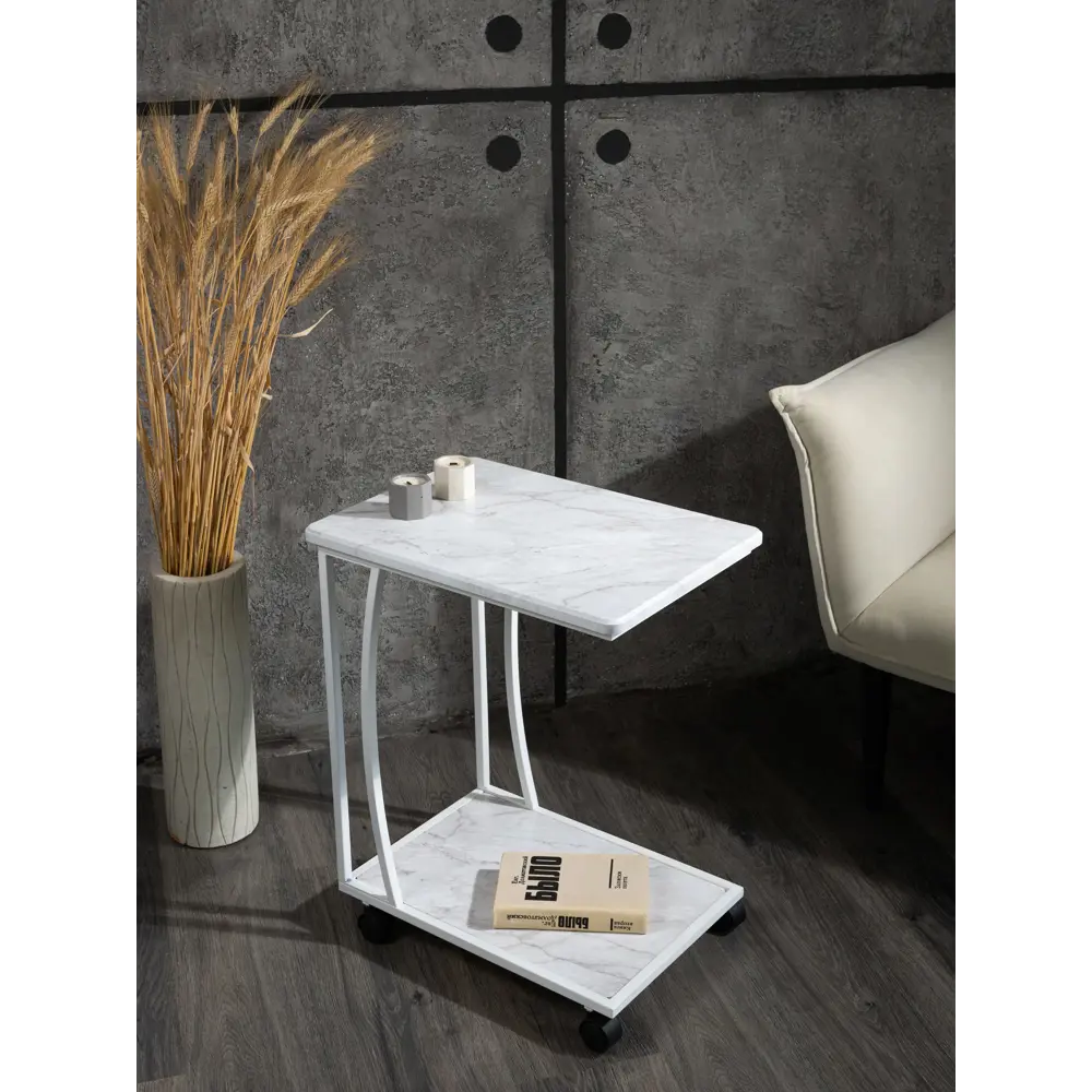 Фото Стол прямоугольный Callisto mobili М007.3Д70 50x35x60 см белый Фото Стол прямоугольный Callisto mobili М007.3Д70 50x35x60 см белый