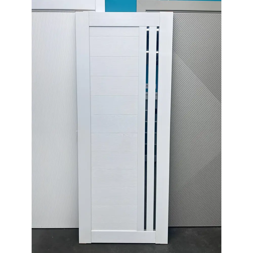 Фото 2 Комплект межкомнатной двери Wanmark D13/4 зеркало 200x80см ПВХ цвет белый с коробом и наличниками Фото 2 Комплект межкомнатной двери Wanmark D13/4 зеркало 200x80см ПВХ цвет белый с коробом и наличниками