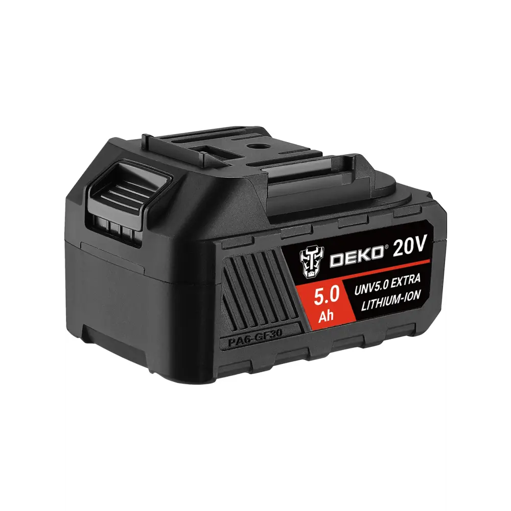 Фото Батарея аккумуляторная Deko UNV5.0 Extra, 20 В Li-Ion 5 Ач Фото Батарея аккумуляторная Deko UNV5.0 Extra, 20 В Li-Ion 5 Ач
