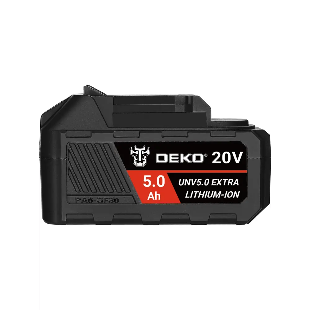 Фото 2 Батарея аккумуляторная Deko UNV5.0 Extra, 20 В Li-Ion 5 Ач Фото 2 Батарея аккумуляторная Deko UNV5.0 Extra, 20 В Li-Ion 5 Ач