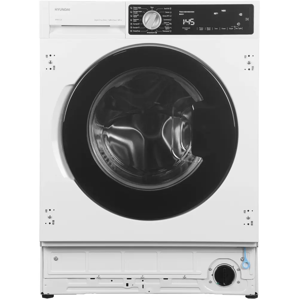 Фото 7 Стиральная машина Hyundai Wmd7228 60x83x54.4 см 8 кг цвет белый Фото 7 Стиральная машина Hyundai Wmd7228 60x83x54.4 см 8 кг цвет белый