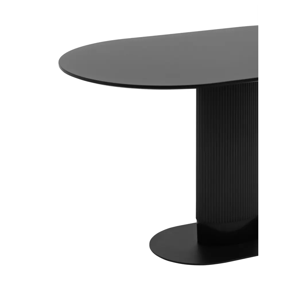 Фото 7 Стол овальный Stool group 80x130 см мдф цвет черный Фото 7 Стол овальный Stool group 80x130 см мдф цвет черный