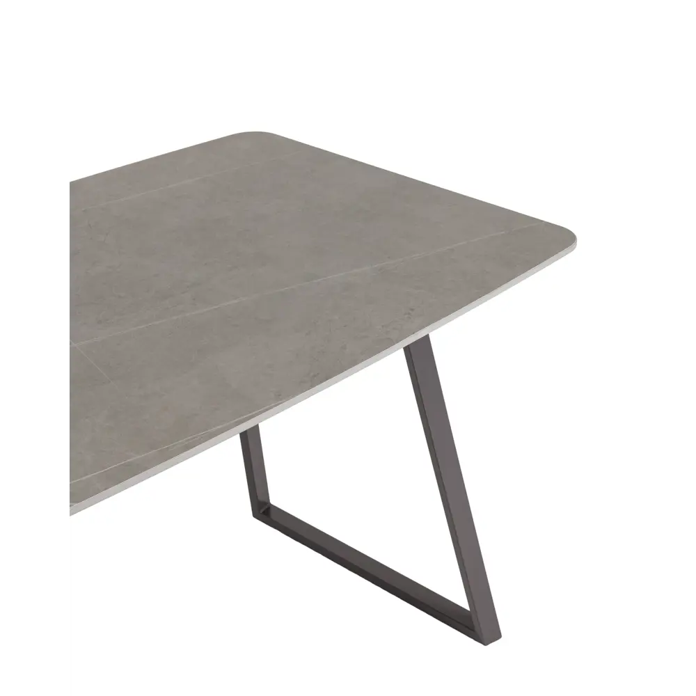 Фото 5 Стол прямоугольный Stool group 80x140 см керамика цвет серый Фото 5 Стол прямоугольный Stool group 80x140 см керамика цвет серый