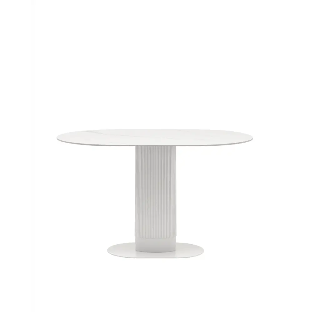 Фото 7 Стол овальный Stool group 80x130 см керамика цвет белый Фото 7 Стол овальный Stool group 80x130 см керамика цвет белый