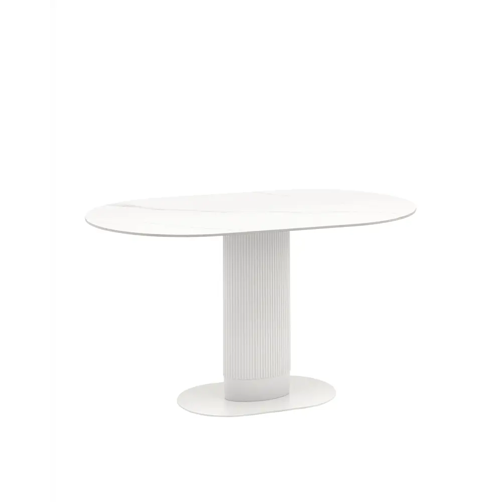 Фото 3 Стол овальный Stool group 80x130 см керамика цвет белый Фото 3 Стол овальный Stool group 80x130 см керамика цвет белый