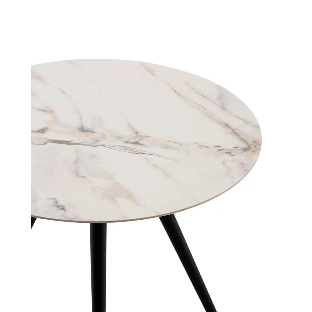 Фото 7 Стол круглый Stool group 80x80 см керамика цвет белый мрамор Фото 7 Стол круглый Stool group 80x80 см керамика цвет белый мрамор