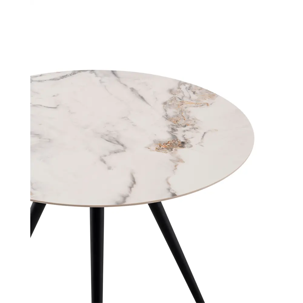 Фото 7 Стол круглый Stool group 90x90 см керамика цвет белый мрамор Фото 7 Стол круглый Stool group 90x90 см керамика цвет белый мрамор